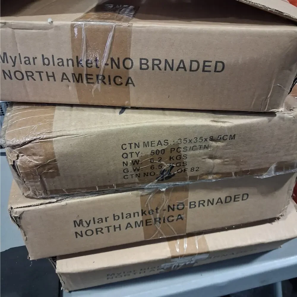 Bulk 500 Count Reflective Mylar Sheets 23x46 Box Liners Thermal Insulation Foil